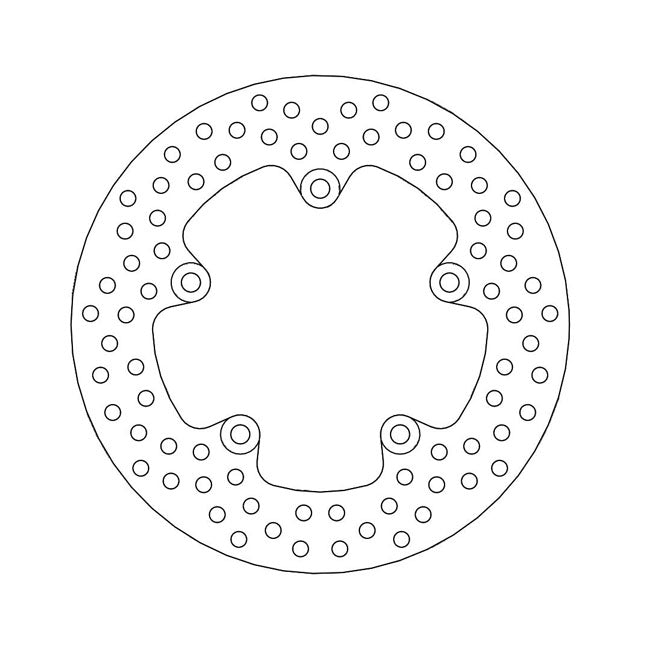 Moto-Master Brake Disc Aprilia Mana 850 07-09 Moto-Master Halo Rear Brake Disc for Aprilia Customhoj