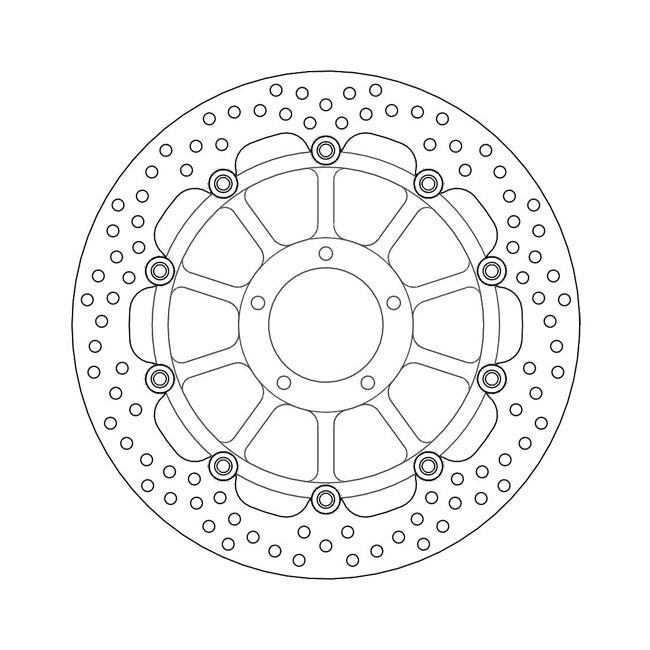 Moto-Master Brake Disc Ducati 749 02-07 Moto-Master Halo Front Right Brake Disc for Ducati Customhoj