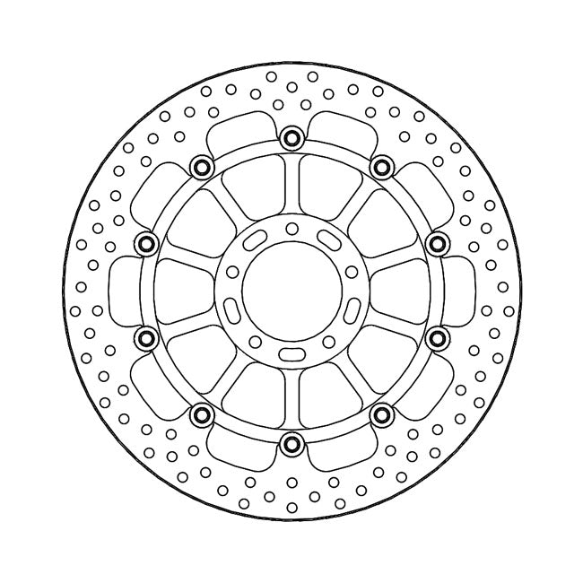 Moto-Master Brake Disc Ducati Monster 1200 R 16-20 Moto-Master Halo Front Right Brake Disc for Ducati Customhoj