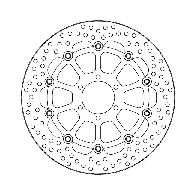 Moto-Master Brake Disc Ducati Monster 620 2006 Moto-Master Halo Front Left Brake Disc for Ducati Customhoj