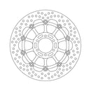 Moto-Master Brake Disc Ducati Paso 907 I.E. 90-91 Moto-Master Halo Front Right Brake Disc for Ducati Customhoj