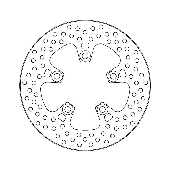 Moto-Master Brake Disc Kawasaki ZX-7R Ninja 750 96-03 Moto-Master Halo Rear Brake Disc for Kawasaki Customhoj