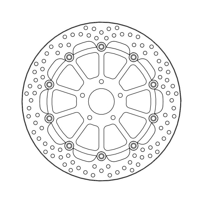 Moto-Master Brake Disc KTM 890 Duke R 20-21 Moto-Master Halo Front Right Brake Disc for KTM Customhoj