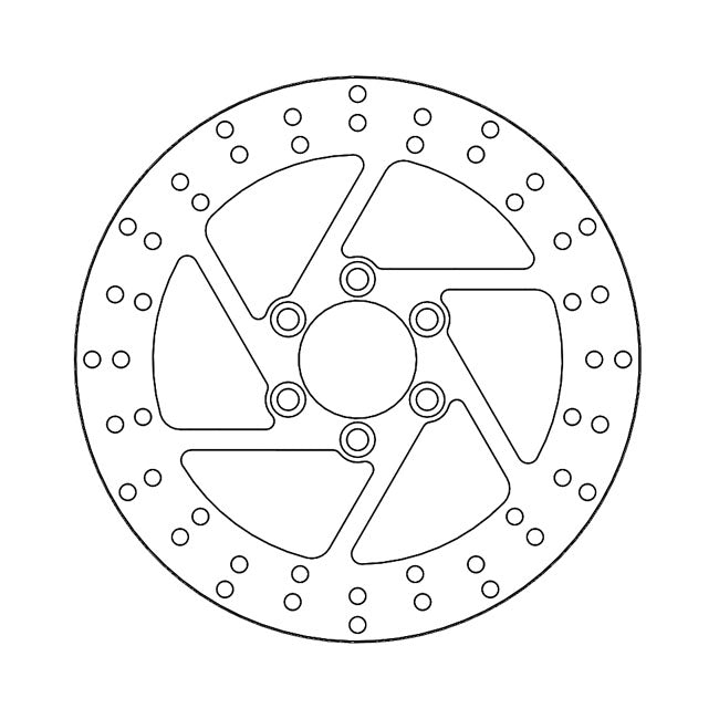 Moto-Master Brake Disc Suzuki VS 1400 Intruder 87-04 Moto-Master Halo Rear Brake Disc for Suzuki Customhoj