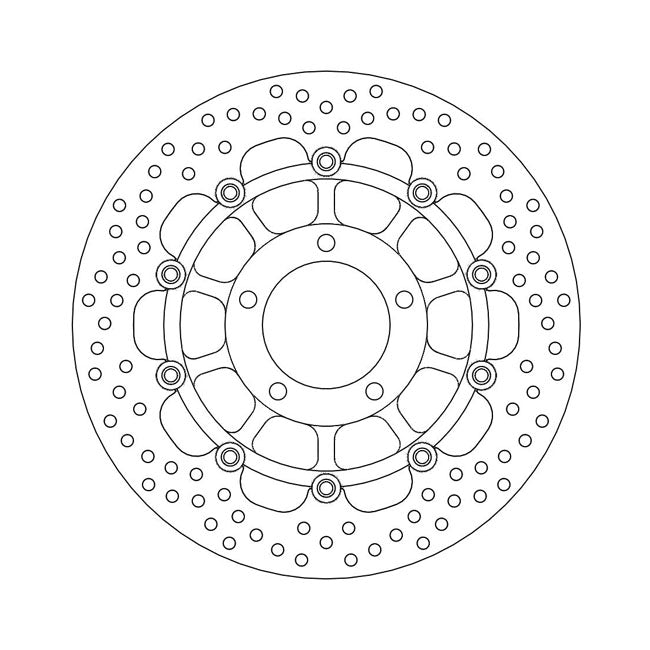 Moto-Master Brake Disc Triumph Baby speed 600 01-03 Moto-Master Halo Front Left Brake Disc for Triumph Customhoj