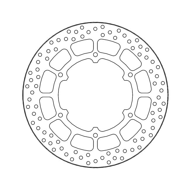 Moto-Master Brake Disc Yamaha SCR 950 17-22 Moto-Master Halo Rear Brake Disc for Yamaha Customhoj