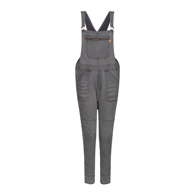 Motogirl Bib Overall Ladies Gray / XXS MotoGirl Irene Dungri Customhoj