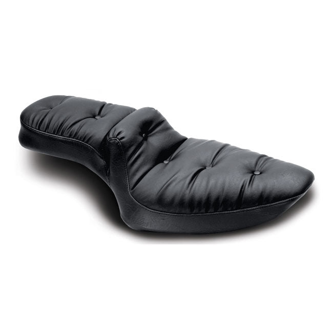 Mustang Duke 2-Up Seat for Harley 04-22 XL Sportster with 7.9 / 12.5 liter tank / Regal  - Customhoj