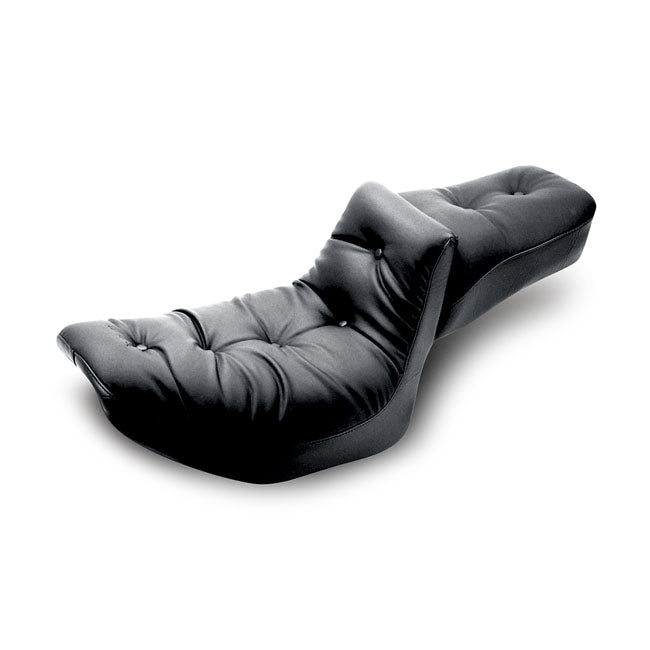 Mustang Duke 2-Up Seat for Harley 99-00 FXR / Regal  - Customhoj