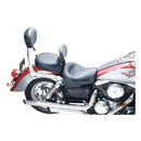 Mustang Standard Touring 2-Up Seat for Kawasaki 96-04 Vulcan 1500 Classic with Carburetor / Plain / With backrest  - Customhoj