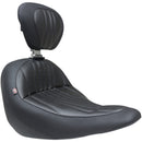 Mustang Standard Touring Solo Seat for Harley 18-25 Softail Sport Glide & Low Rider / S / ST / Plain / With backrest  - Customhoj