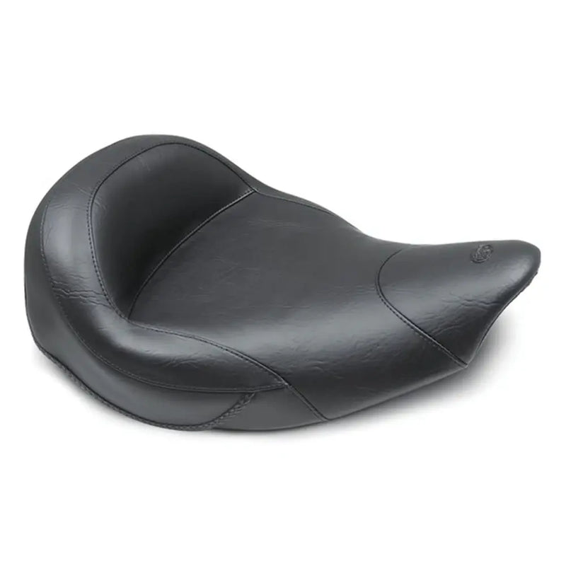 Mustang Standard Touring Solo Seat for Indian 14-20 Chief / Black / Plain / Without backrest  - Customhoj
