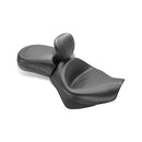 Mustang Wide Touring 2-Up Seat for Honda 07-20 Shadow VT 750 C2 Spirit / Phantom / Plain / With backrest  - Customhoj