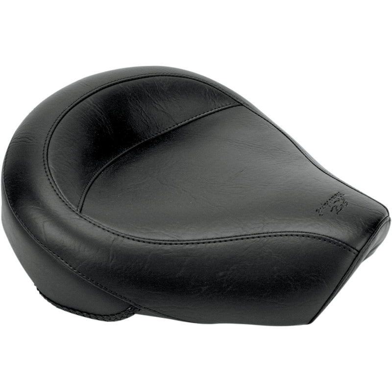 Mustang Wide Touring Solo Seat for Harley 82-03 XL Sportster with 7.9 / 12.5 liter tank / Plain / Without backrest  - Customhoj