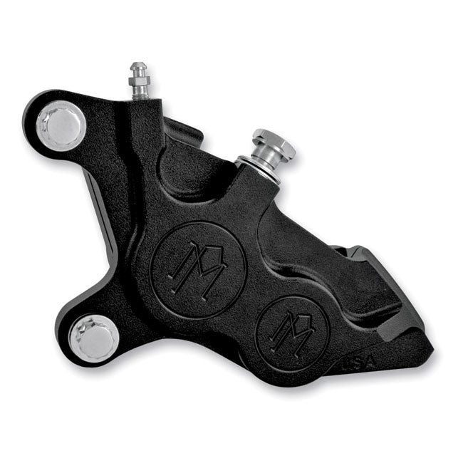 Performance Machine Brake Caliper 84-99 Touring / Front Left / Black Ops Performance Machine 137X4B 4-piston Front Brake Caliper for Harley Customhoj