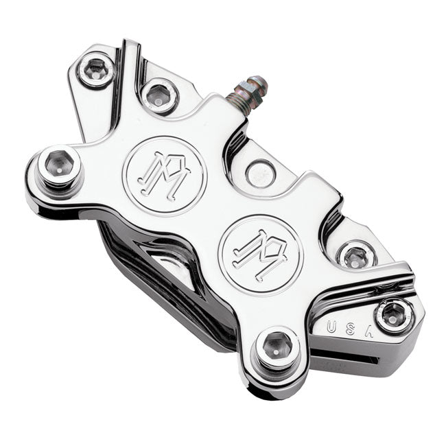 Performance Machine Brake Caliper Chrome Performance Machine Classic 125x4R 4-piston Brake Caliper Customhoj