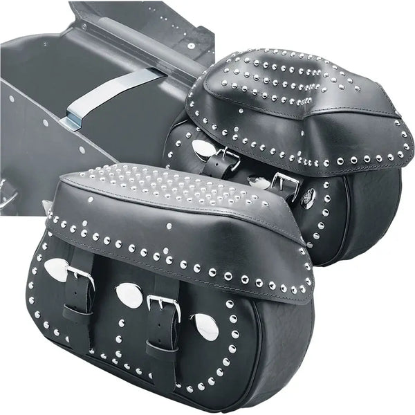 Pro-One Bag Bar Leather Saddlebag Lid Supports for Harley 87-09 Softail  - Customhoj