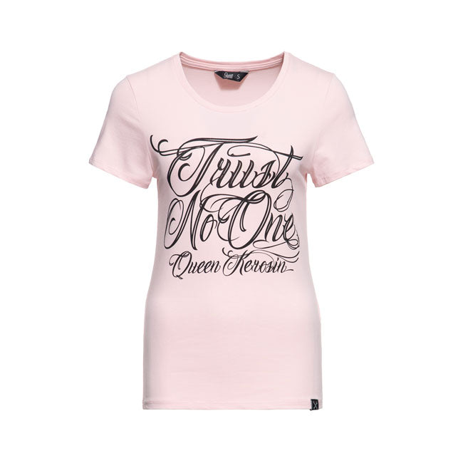 Queen Kerosin Trust No One T-Shirt Pink / XS