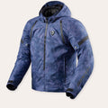 REV'IT! Flare 3 H2O Motorcycle Jacket Camo Blue / S  - Customhoj