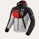 REV'IT! Haste H2O Motorcycle Jacket Black/Red / S  - Customhoj