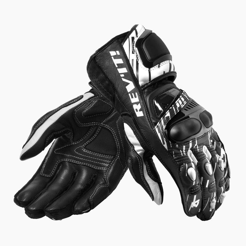 REV'IT! Quantum 2 Motorcycle Gloves White/Black / S