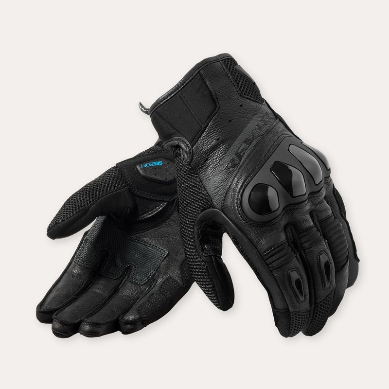 REV'IT! Ritmo Motorcycle Gloves Black / XS  - Customhoj