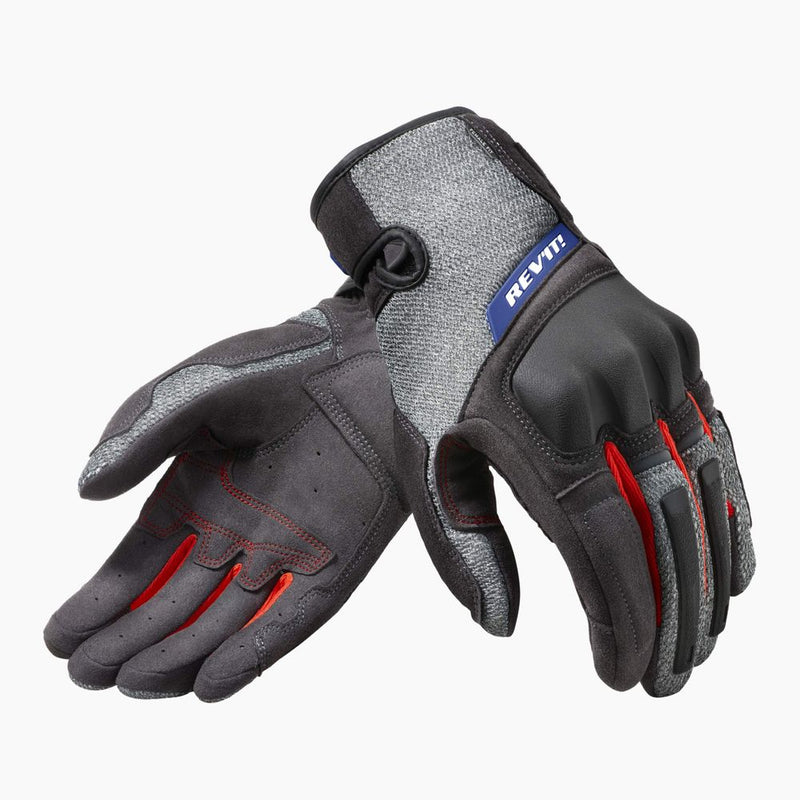 REV'IT! Volcano Ladies Motorcycle Gloves Black/Grey / XS