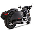 Rinehart 4" Sport Glide Slip-On Muffler for Harley 18-24 FLSB Sport Glide (read note) / Black with black end cap