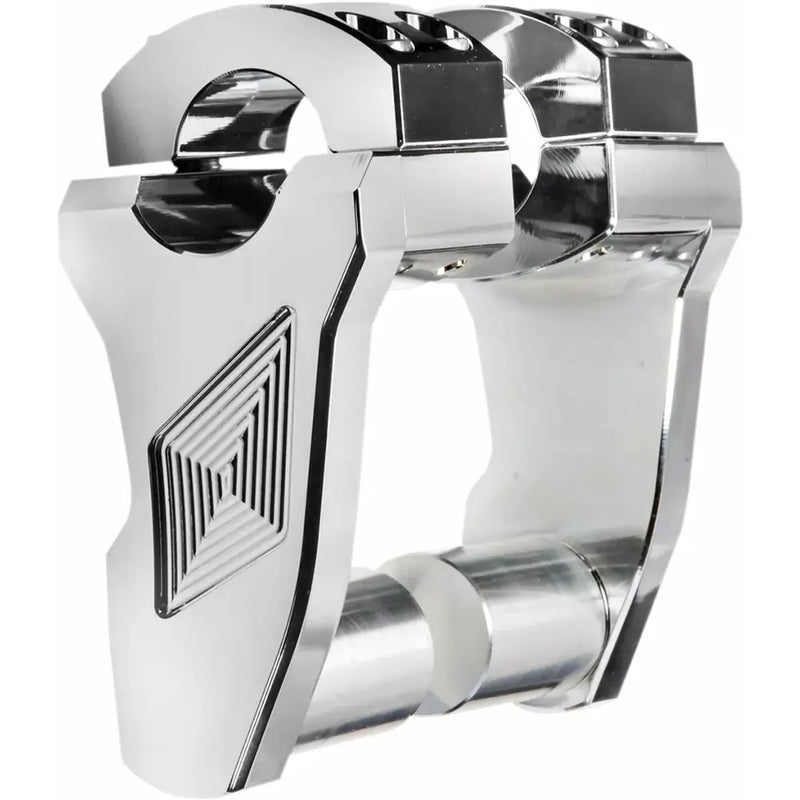 Rox Speed FX V-Twin Patriot Series Pivoting Handlebar Risers Chrome / 3" (7.6cm)