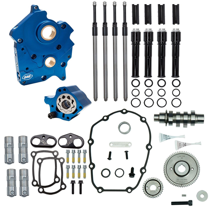 S&S Cam Chest Kit for Harley Milwaukee Eight 17-23 M8 Twin Cooled / 465G Gear Drive Cam / Black