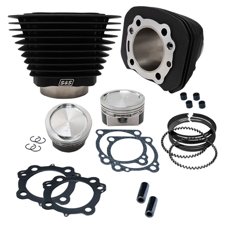 S&S Sportster 1200cc Big Bore Kit for Harley 00-22 XL Sportster with 883cc engine / Wrinkle Black