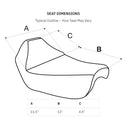 Saddlemen 1WR Preformance Gripper Seat for Harley 06-17 Dyna FXD / FXDWG / FLD