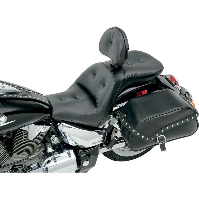 Saddlemen Explorer Seat for Honda 04-09 VTX1300C / Pillow Top / With backrest  - Customhoj