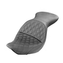 Saddlemen Explorer Touring Seat for Harley 06-17 Softail Heritage Classic / Lattice Stitch / Without Backrest  - Customhoj