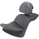 Saddlemen Explorer Touring Seat for Harley 18-22 Softail Breakout / Plain Black / With Backrest  - Customhoj