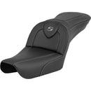 Saddlemen Roadsofa Plain Seat for Harley 04-05 Dyna Wide Glide / Carbon Fiber / Without heating / Without backrest  - Customhoj
