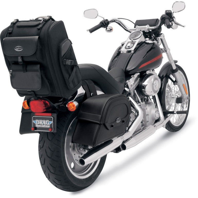 Saddlemen S2200E Expandable Sissy Bar Motorcycle Bag  - Customhoj