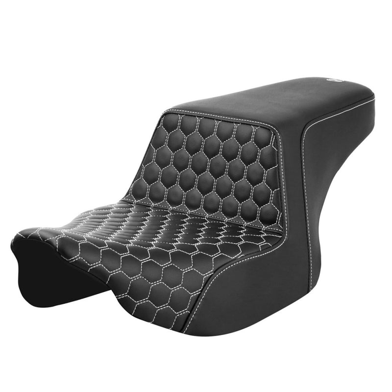 Saddlemen Step-Up Front Honeycomb for Harley 23-25 Touring CVO Road Glide / CVO Street Glide / Black / White  - Customhoj