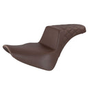 Saddlemen Step-Up Rear Lattice Stitch for Harley 18-25 Softail Deluxe / Heritage / Heritage Classic / Slim / Brown / Black  - Customhoj