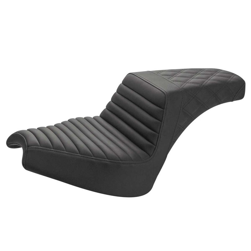 Saddlemen Step-Up Tuck-n-Roll / Lattice Stitch for Indian 22-25 Chief / Black  - Customhoj