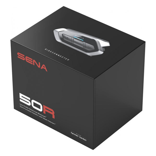 Sena 50R Mesh Sound by Harman Kardon Bluetooth Motorcycle Intercom Single pack