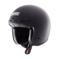 Simpson Chopper Open Motorcycle Helmet Matte Black / XS (53-54cm)  - Customhoj