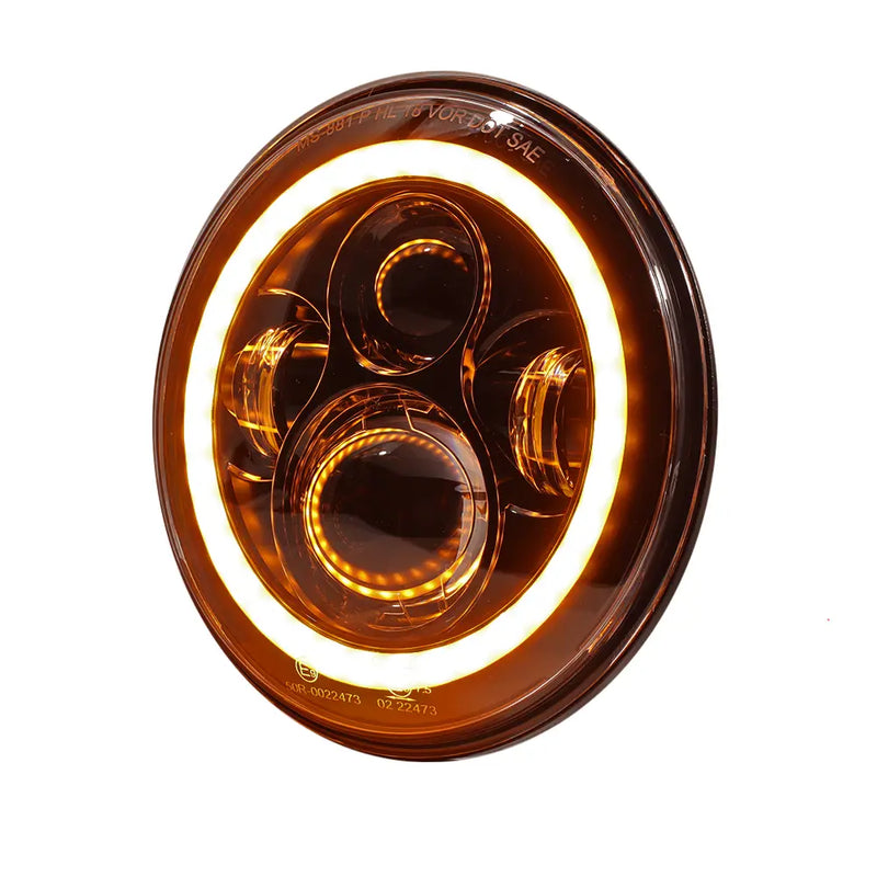 SMP Beam Halo 7" Motorcycle LED Headlight Insert  - Customhoj