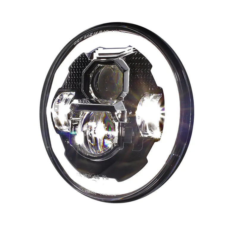 SMP Beam Modern 7" Motorcycle LED Headlight Insert  - Customhoj
