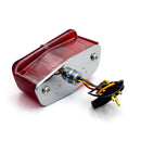SMP Lucas Classic Motorcycle Taillight Chrome  - Customhoj