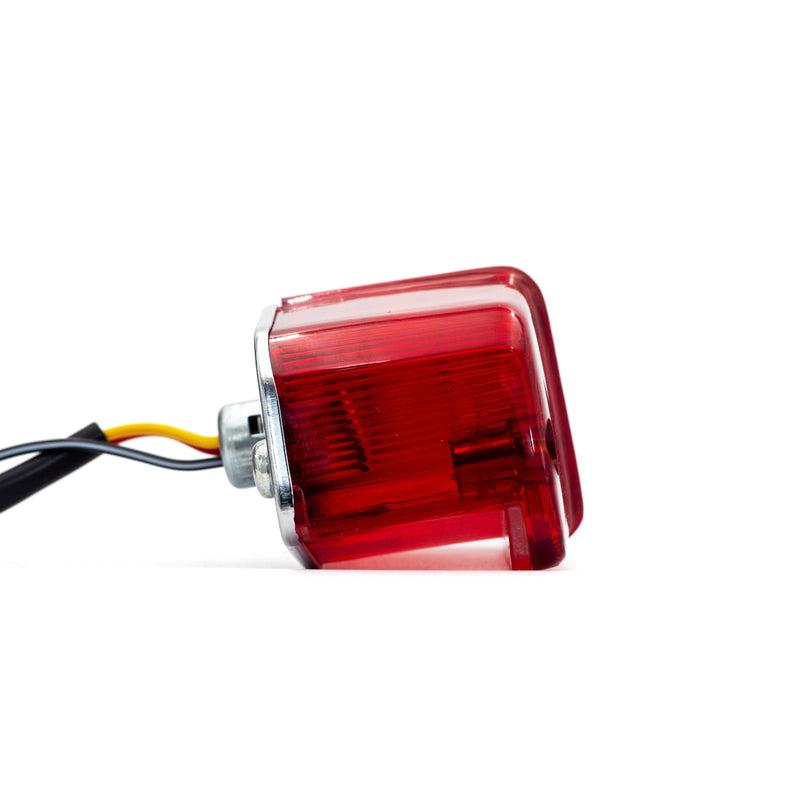 SMP Lucas Classic Motorcycle Taillight Chrome  - Customhoj