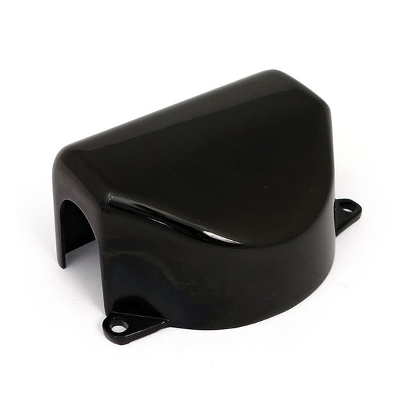 Softail Style Handlebar Clamp Cover for Harley Black / 07-17 FLSTF / B & 09-17 FLSTC