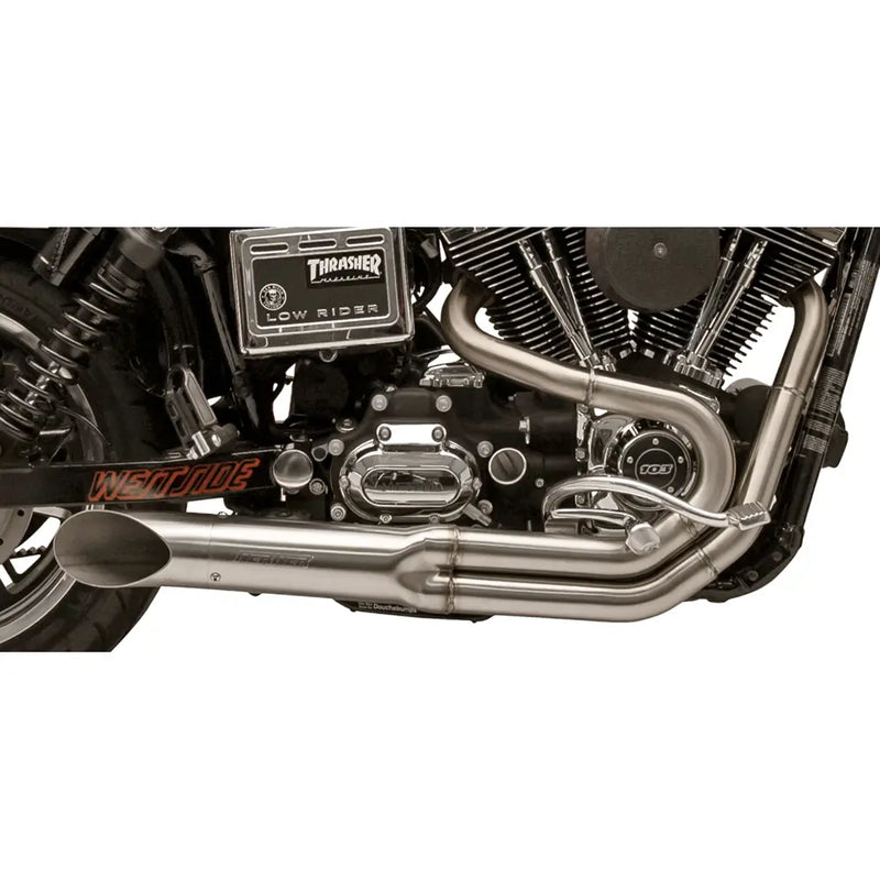 Sistema di scarico Kerker Bootlegger 2-into-1 per Harley