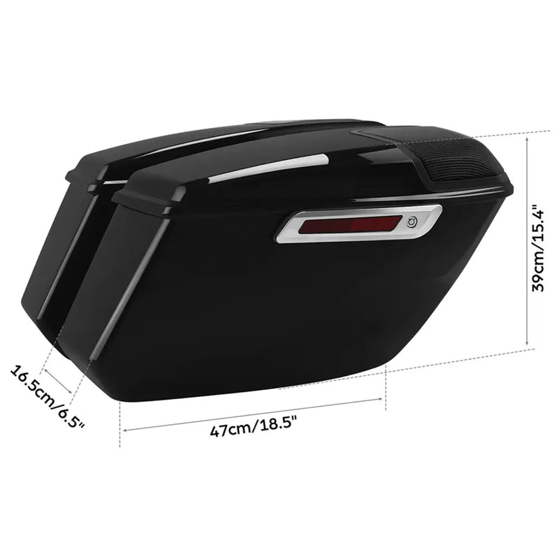 Zodiac Borse rigide stile CVO per Harley