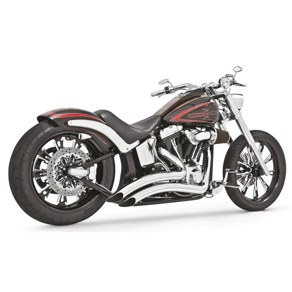 Freedom Performance Scarico Sharp Curve Radius Scallop per Harley